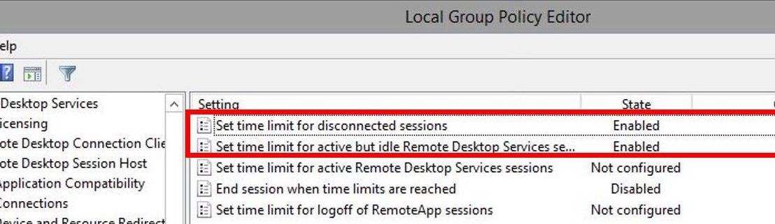 RDP Session Keeps Disconnecting